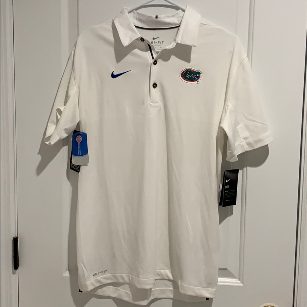 Nike Florida gators on field polo rare golf small